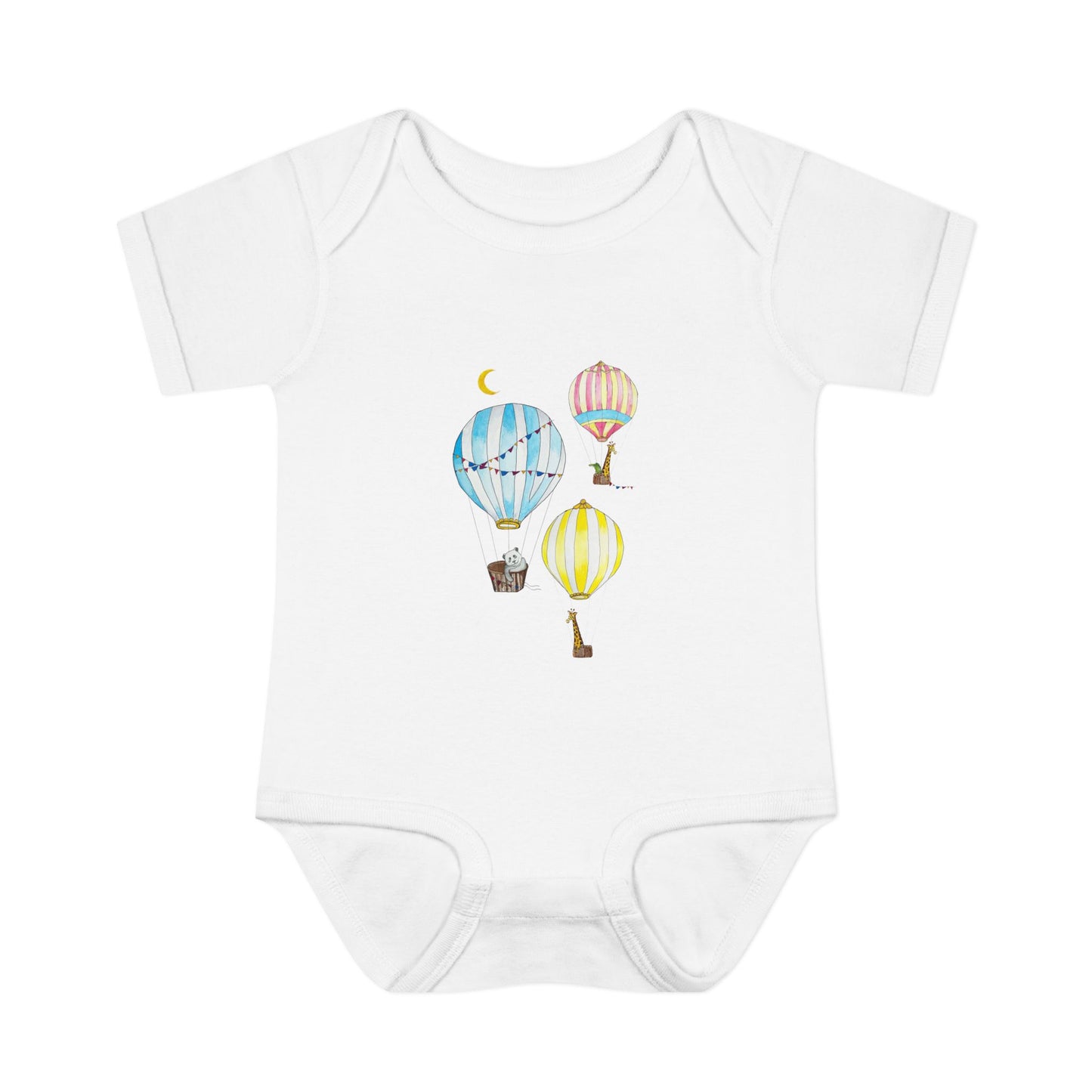 Balloon Adventure Baby Onesie