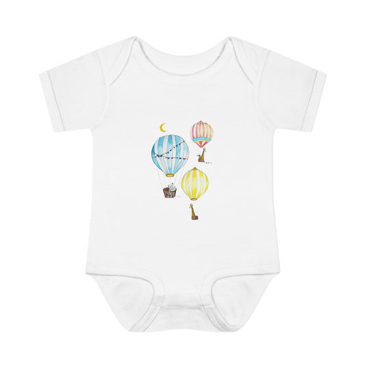 Balloon Adventure Baby Onesie